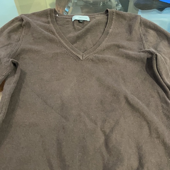 Red Herring V neck brown size 10 sweater - Picture 2 of 5